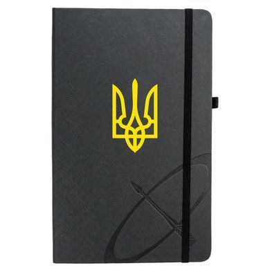 Ручка роллерная Parker 22022b24_T001y IM 17 Black Тризуб + блокнот, Набор подарочный
