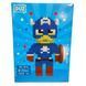 Конструктор 3D Magic Blocks Капитан Америка кор.24см 1580 деталей №7819