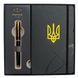 Ручка роллерная Parker 22022b24_T001y IM 17 Black Тризуб + блокнот, Набор подарочный