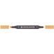 Маркер двустор. STA 3202 для паперу 0,7 мм, 1-7мм - оливково-жовтий