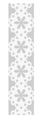 Скотч декоративний Heyda 'Flowers' Біла 10мм*2м 204880088