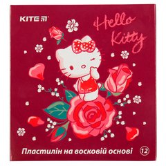 Пластилін восковий Kite набір 12кол по 20гр Hello kitty HK19-1086