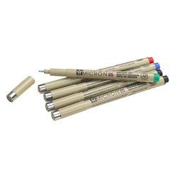 Ручка капиллярная PIGMA Micron линер Sakura 0,2мм XSDK005#**, Зелёный