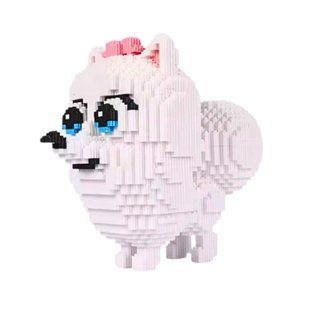 Конструктор 3D Magic Blocks Песик Шпіц Померанський, кор. 34*24,5*5см 1550 дет, BX-171