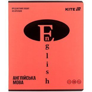 Зошит шкільний А5+ 48арк Kite предметний кл. Bright Англійська мова K25-240-18