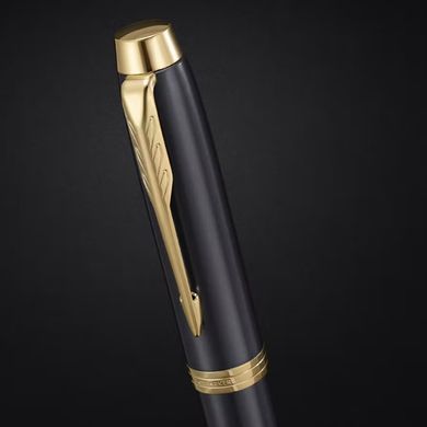 Ручка роллерная Parker 21122 IM 17 Grey Lacquer GT