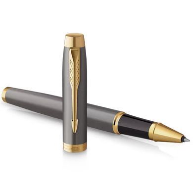 Ручка роллерная Parker 21122 IM 17 Grey Lacquer GT