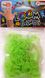 Гумки для плетіння Rainbow Loom 300шт. однотонные полупрозорі Зелені 1915 +крючок