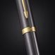 Ручка роллерная Parker 21122 IM 17 Grey Lacquer GT