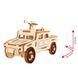 Модель 3D дерев'янна сборна WoodCraft XB-G008H Джип-2 16,2*7*8,5см