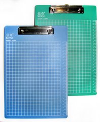 Клипборд А4 Xinqi пластик, с линейкой XQ804