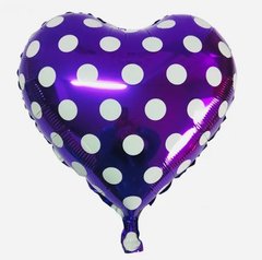 Повітряна кулька фольга Серце Camis 47 см фіолетовий 10452/9036-1