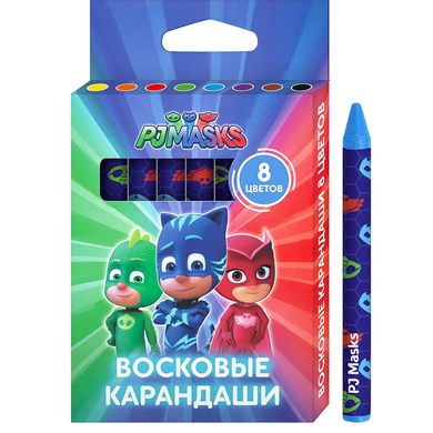 Крейда воскова ПЕРО 8кол. PJ Masks товсті 712023