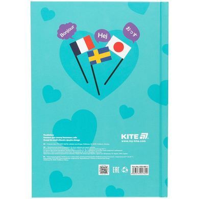 Тетрадь для иностранных слов (словарь) А5 Kite 60 листов Girl K25-407-1