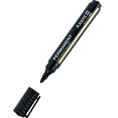 Перманентний маркер Delta Permanent Standard кругл носик 2мм D2604-**, Черный
