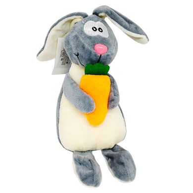 Іграшка мя'ка ЛИДЕР Крольча з морквою h-20см 1388-24