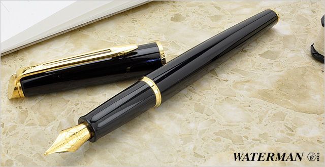 Ручка перьевая WATERMAN Hemisphere Black FP L 12053