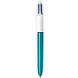 Кулькова ручка 4-х кольорова Bic Shine 4в1 колір асорті 95135*/949896/919380/bc902126/bc98287*