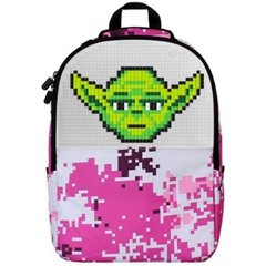 Рюкзак (ранец) школьный Upixel Camouflage Розово-белый Пиксели WY-A021B 32*43*15см