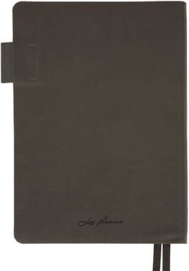 Щоденник 2026 А5 Leo Planner Binario м'який 25264*, Графит