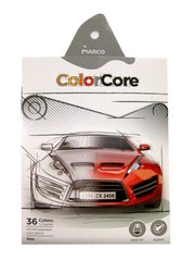 Олівці кольорові 36кол. Marco Color Core 3100-36CB/3000-36