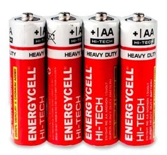 Батарейка АА (пальчиковая) Energycell 1шт EN15HT-S4 солевая R6 AA4 SHRUNK