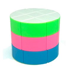 Іграшка Кубік Рубіка х3, Циліндричний 5,5*6,5см 9114