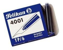 Баллончики-капсулы чернильные 6шт Pelikan ТP-6 4001, Красный