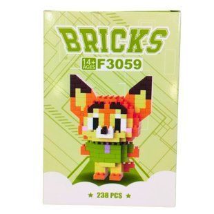 Конструктор 3D Blocks Bricks Зоотрополіс, кор. 11,2*7,7*4см 238 деталей F3059