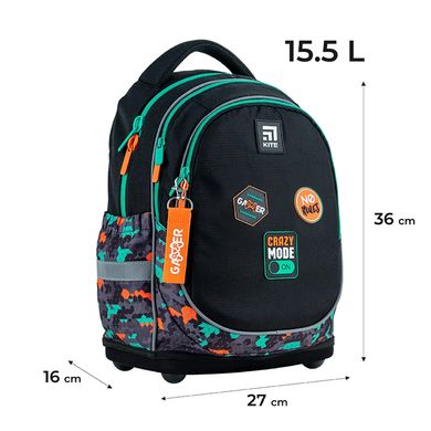 Рюкзак (ранец) школьный Kite мод 724 Education Crazy Mode K24-724S-4 36*27*16см