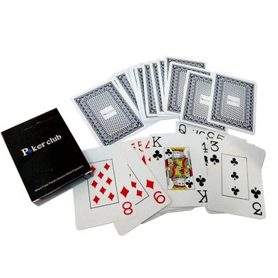 Карти гральні 1колода 54к 100% пластик, в карт. уп. Poker Club
