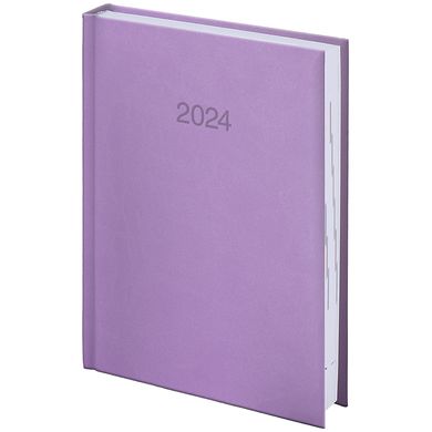 Щоденник А6 BRUNNEN 2024 кишеньковий Torino 73-736 38 ***, Фіолетовий