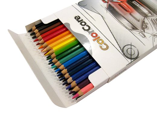 Карандаши цветные 36цв. Marco Color Core 3100-36CB/3000-36