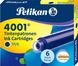 Баллончики-капсулы чернильные 6шт Pelikan ТP-6 4001, Красный