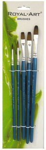 Набор кистей 5шт Walid Royal-Art Brushes нейлон, микс RA-2606
