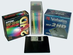 Дискеты VERBATIM Datalife картонная коробка 10MF-2HD