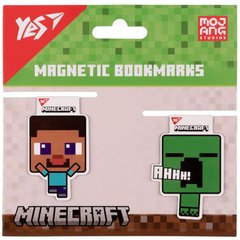 Закладки для книг магнітні YES Minecraft Creeper 2шт. 708101