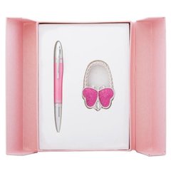 Ручки в наборе Langres Lightness 1шт+крючок для сумки, розовый LS.122030-10