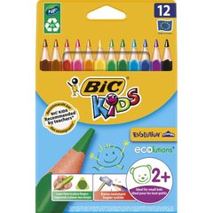 Карандаши цветные 12цв. BIC Kids Evolution треугольные 829735*