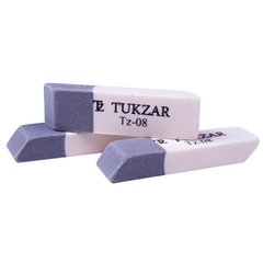 Гумка-ластик Tukzar біло-сіра Tz-08