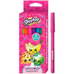 Фломастери 6кол. РОСМЕН/Перо Shopkins 712252/120296