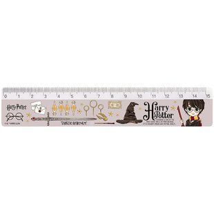 Лінійка 15см пластик Kite Harry Potter HP26-090