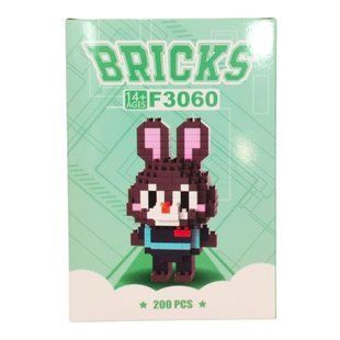 Конструктор 3D Blocks Bricks Зоотрополіс, кор. 11,2*7,7*4см 200 деталей F3060