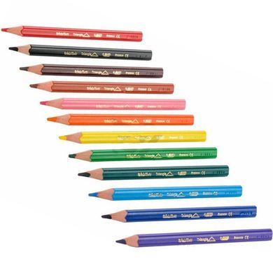 Карандаши цветные 12цв. BIC Kids Evolution трехгранные 829735*