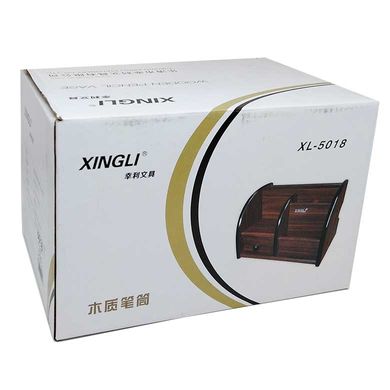 Підставка канцелярська дерево XINGLI XL-5018 (темний)
