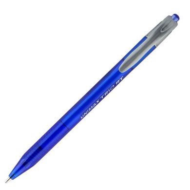 Ручка шариковая Unimax Trio RT автоматическая UX-109, Синий