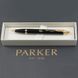 Кулькова ручка Parker 22032_T010y IM 17 Black GT Тризуб прозорий