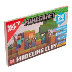 Пластилин 24 цв. Yes 480гр 540682 Minecraft