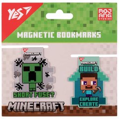 Закладки для книг магнітні YES Minecraft friends 2шт. 708102