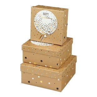 Коробка подарочная квадрат 15,5*15,5*7,5см Buromax BM.23337-S